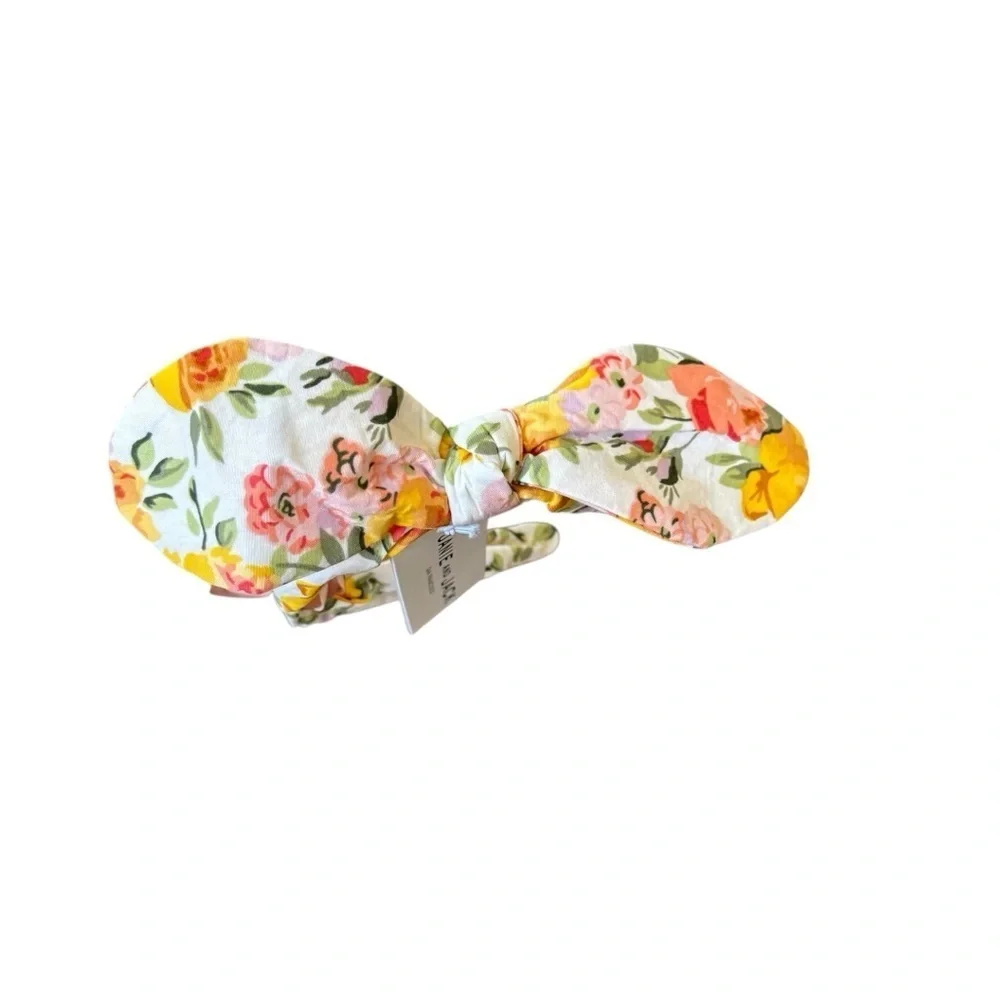Janie and Jack Headband Set of 2 Bundle Floral Yellow Baby Girl NWT